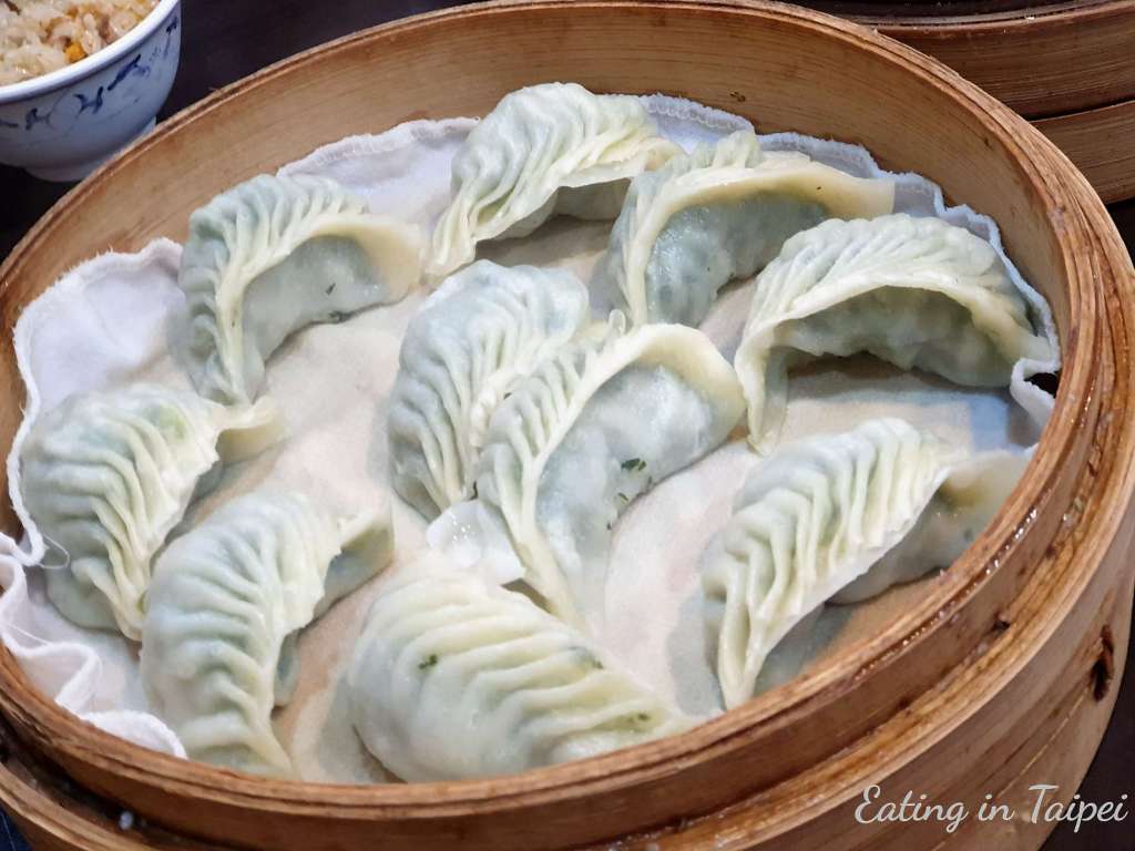 Bei Da Hang's Meat and Veg steamed dumplings